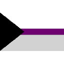 Demisexual Flag — black emoji for Slack & Discord
