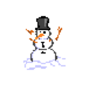 Snowman 2 — cartoon emoji for Slack & Discord
