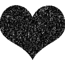 Blackglitterheart — love emoji for Slack & Discord
