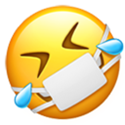 Rofl With Mask — emoji emoji for Slack & Discord (Discord)
