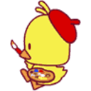 Duck Paint — cartoon emoji for Slack & Discord