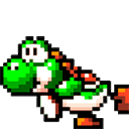 Yoshi Run 2 — yoshi emoji for Slack & Discord (Discord)