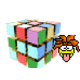 Rubiks Cube 3 — cartoon emoji for Slack & Discord (Discord)