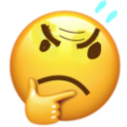 Overthinking Face — emotion emoji for Slack & Discord (Discord)