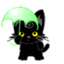 Kitty Umbrella — cartoon emoji for Slack & Discord