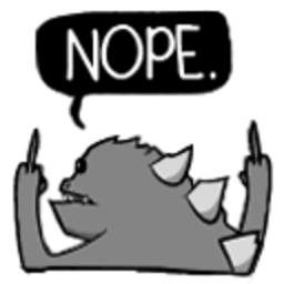Nope 4 — cartoon emoji for Slack & Discord (Discord)
