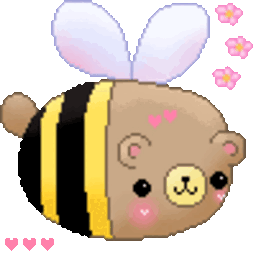 Bear Bee — cartoon emoji for Slack & Discord (Discord)