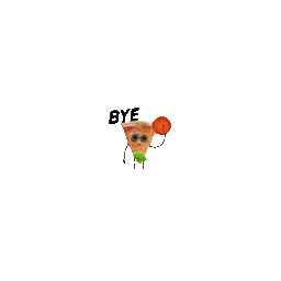 Pizza Bye — pizza emoji for Slack & Discord (Discord)
