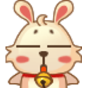 Bunny Tear — cartoon emoji for Slack & Discord