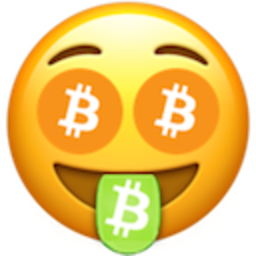 Bitcoin Mouth Face — emoji emoji for Slack & Discord (Discord)