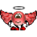 Red Angel — cartoon emoji for Slack & Discord