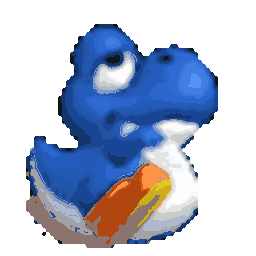 Bluebabyyoshi — cartoon emoji for Slack & Discord (Discord)