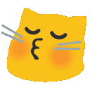 Meow Kissblush — cat emoji for Slack & Discord