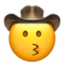 Kissing Cowboy — cowboy emoji for Slack & Discord