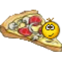 Pizza Smiley — food emoji for Slack & Discord