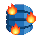 Dynamodb Fire — technology emoji for Slack & Discord