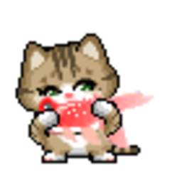 Kitty Eatfish — cat emoji for Slack & Discord (Discord)