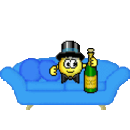 Newyears Couch — cartoon emoji for Slack & Discord (Discord)
