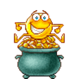 Pot Of Gold — cartoon emoji for Slack & Discord (Discord)
