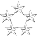 Five Stars — symbol emoji for Slack & Discord