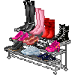 Shoe Rack — pixel-art emoji for Slack & Discord (Discord)