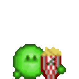 Popcorn Eating — cartoon emoji for Slack & Discord (Discord)