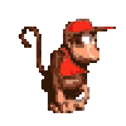 Diddy Kong Confused — monkey emoji for Slack & Discord (Discord)