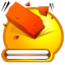 Brick Hit — cartoon emoji for Slack & Discord