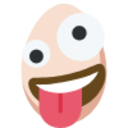 Zany Egg — cartoon emoji for Slack & Discord