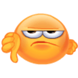 Thumbs Down 3 — emotion emoji for Slack & Discord (Discord)