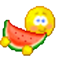 Eat Watermelon — cartoon emoji for Slack & Discord (Discord)
