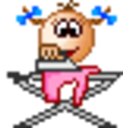 Ironing — cartoon emoji for Slack & Discord