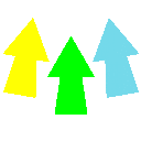 Party Arrows Up — arrow emoji for Slack & Discord
