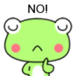 No Frog — cartoon emoji for Slack & Discord (Discord)