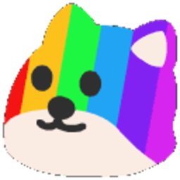 Doggo Rainbow — cartoon emoji for Slack & Discord (Discord)