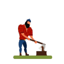 Lumberjack — cartoon emoji for Slack & Discord