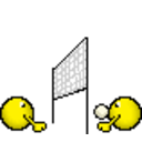 Volleyball 3 — cartoon emoji for Slack & Discord