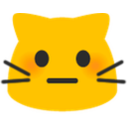 Meow Flushed — cartoon emoji for Slack & Discord (Discord)