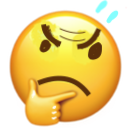 Overthinking Face — emotion emoji for Slack & Discord