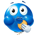 Eat Blue — cartoon emoji for Slack & Discord
