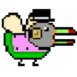 Nyan Melonbird — character emoji for Slack & Discord (Discord)