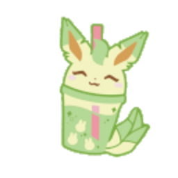 Leafeon Bobatea — pokemon emoji for Slack & Discord (Discord)