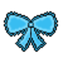Blue Bow — blue emoji for Slack & Discord
