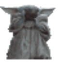 Baby Yoda Tea Sippin — character emoji for Slack & Discord