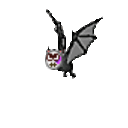 Bat Fly 2 — cartoon emoji for Slack & Discord