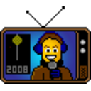 2008 Newyears Tv — cartoon emoji for Slack & Discord