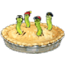 Worm Pie — cartoon emoji for Slack & Discord