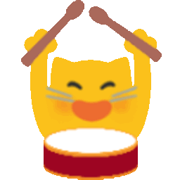 Meow Drums — cat emoji for Slack & Discord (Discord)