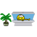 Tanning Bed — cartoon emoji for Slack & Discord