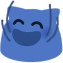 Meow Lobsterlaugh — cartoon emoji for Slack & Discord